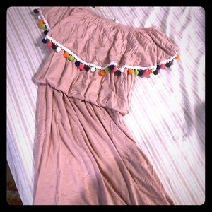 Pinkblush maternity maxi dress size M